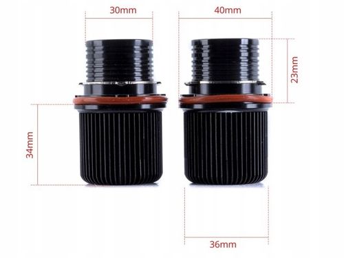 2SZT ŻARÓWKI BMW RINGI LED MARKER 160W do BMW E39 E53 E60 E61 E65 E87 6250K na Arena.pl