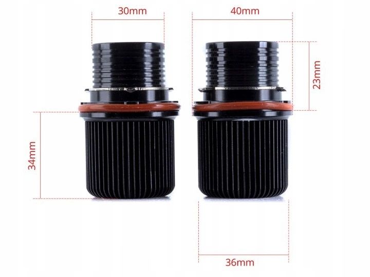 2SZT ŻARÓWKI BMW RINGI LED MARKER 160W do BMW E39 E53 E60 E61 E65 E87 6250K zdjęcie 9