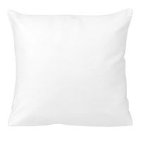 Poszewka satyna bawełniana 40x40 jednobarwna biała