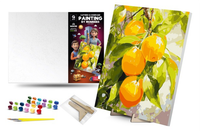 Zestaw Kreatywny Malowanie Po Numerach - Soczyste Cytryny 40X50 Podstawka
