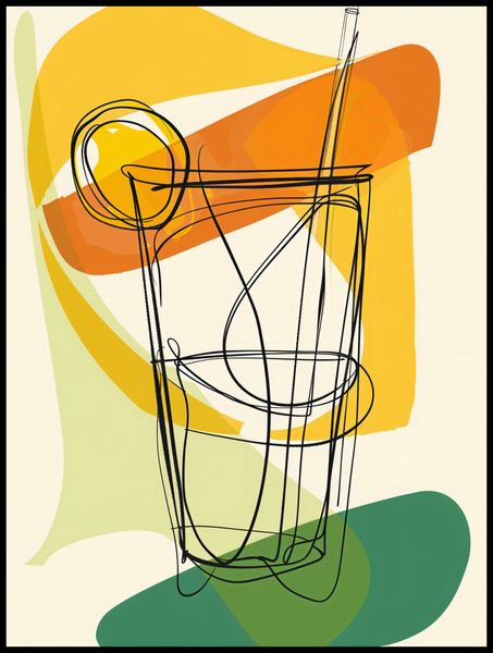 Plakat 75x100cm Koktajl Artystyczny zdjęcie 2