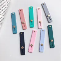 Samoprzylepny uchwyt na palec z suwakiem - zielony