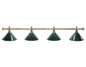 Lampa bilardowa Elegance 4 klosze zielone