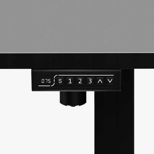 Biurko regulowane elektryczne MARK ADLER czarne komputerowe uchwyt na Arena.pl