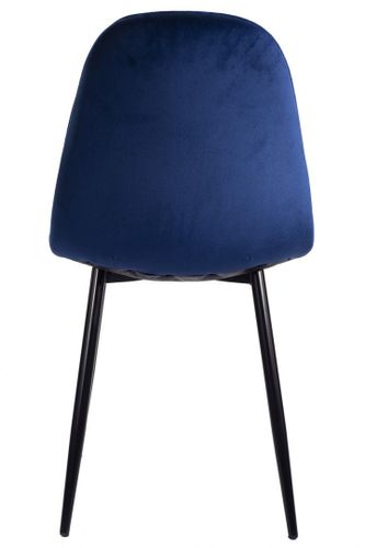 Krzesło tapicerowane GIULIA VELVET BLUE na Arena.pl