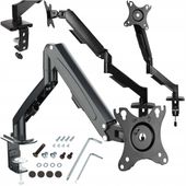 SOLIDNY REGULOWANY BIURKOWY UCHWYT NA MONITOR 10-32' CALI WIESZAK VESA 9KG
