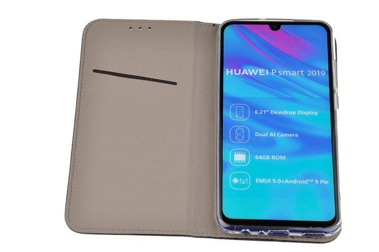 Etui Smart do HUAWEI P SMART 2019 czarny zdjęcie 3
