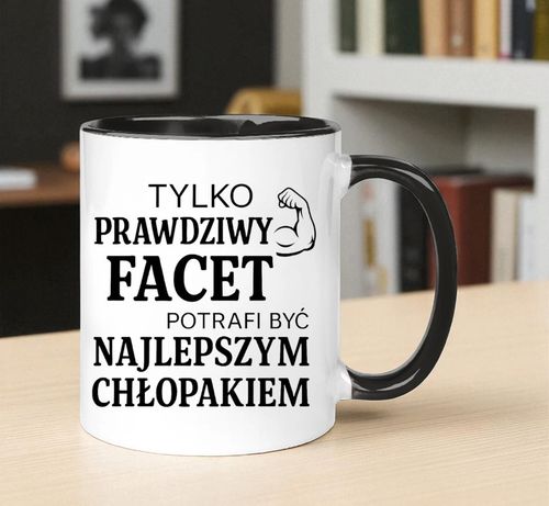 Kubek z nadrukiem prezent Dzień CHŁOPAKA dla kolegi urodziny różne wzory na Arena.pl