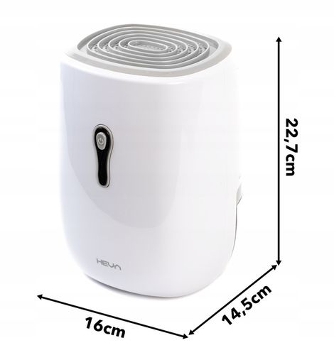 Pochłaniacz wilgoci osuszacz powietrza HEVA DUX cichy wydajny 800 ml LED na Arena.pl