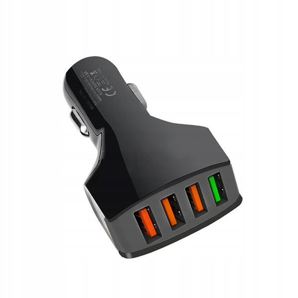 ŁADOWARKA SAMOCHODOWA 3A+2.4A 4XUSB QUICK CHARGE zdjęcie 3