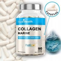 COLLAGEN MARINE 90 kaps KOLAGEN MORSKI RYBI STAWY KOŚCI SKÓRA TRUE HEALTH
