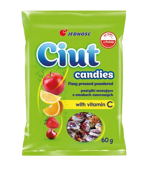 JEDNOŚĆ CUKIERKI MUSUJĄCE CIUT 60G zdjęcie 1