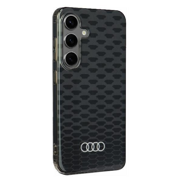Audi IML Pattern MagSafe Case S24 S921 czarny/black hardcase zdjęcie 3