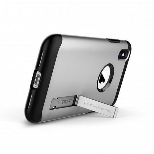 Spigen Slim Armor iPhone Xs Max satin silver 065CS25159 na Arena.pl