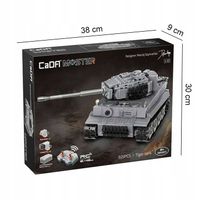 CADA KLOCKI CZOŁG TIGER TANK 925 EL. ZDALNIE STEROWANY PRO POWER SYSTEM RC