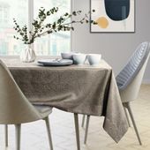 Obrus Plamoodporny GAIA Mankiet 140x450 Cappuccino AmeliaHome