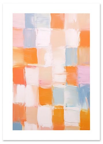 Plakat abstrakcja kolorowe plakaty 21x29,7 cm A4 na Arena.pl