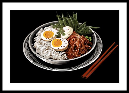 Plakat 45x30cm Ramen w Sztuce na Arena.pl