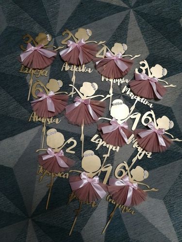 Topper Baletnica z cyfrą, urodziny na Arena.pl