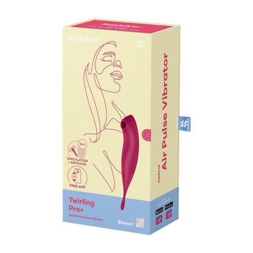 wibrator wielofunkcyjny twirling pro connect app dark red satisfyer na Arena.pl