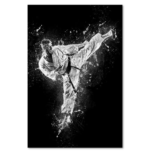 Obraz na płótnie - Canvas, Karateka 70x100 na Arena.pl