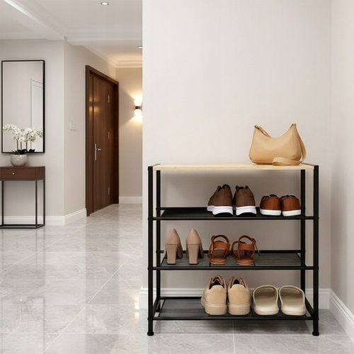 Regał PÓŁKA BUTY obuwie szafka organizer duży stojak 4-poziomowy na Arena.pl