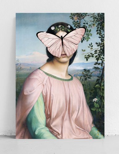 Plakat portret motyl pop art 21x29,7 cm A4 na Arena.pl