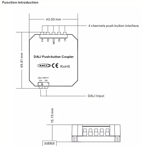 SWITCH INPUT COUPLER DALI-2 4 WEJŚCIA na Arena.pl