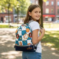 Plecak Worek Wodoodporny dla dziewczynki - Szachownica