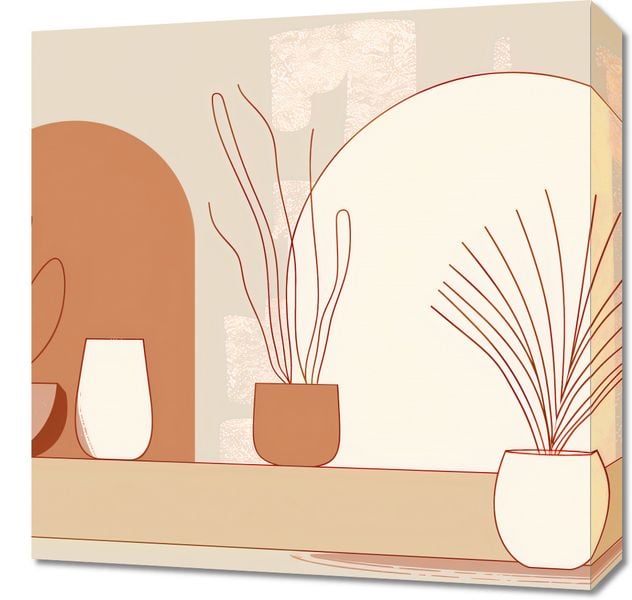 Obraz 50x50cm Widok Roślin zdjęcie 1