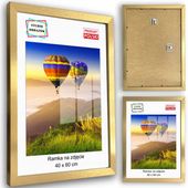 Ramka 40x60 60x40 złota pozioma pionowa na zdjęcie plakat wiele