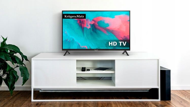 Telewizor 32'' Kruger&Matz Tuner Tv Dvb-T2 2 X Hdmi Usb Hd Ready zdjęcie 5