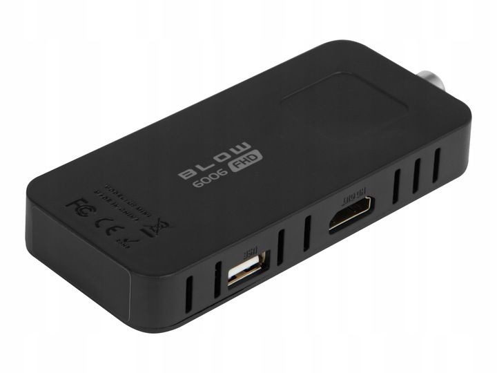 DEKODER TUNER TV DVB-T2 HEVC H.265 FULL HD MINI STICK PILOT ZESTAW zdjęcie 5