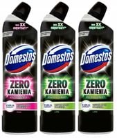 Domestos Zero kamienia Blue żel do WC ocean 3 x 750ml