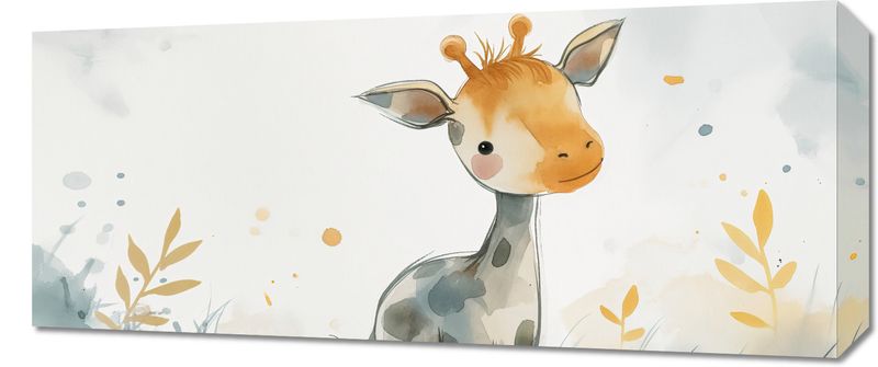 Obraz 70x30cm Mała Żyrafka zdjęcie 1