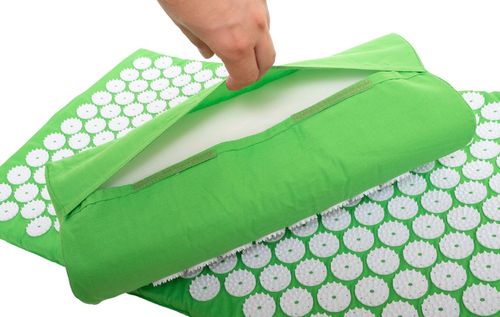 MATA DO AKUPRESURY ZIELONA + PODUSZKA na Arena.pl