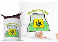 Zestaw Poduszka + Kubek Dla Palaczy Jaraczy 420 Z Nadrukiem Ze Zdjęciem