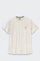 CARHARTT koszulka z kieszonką t-shirt Force Pocket ecru ! L