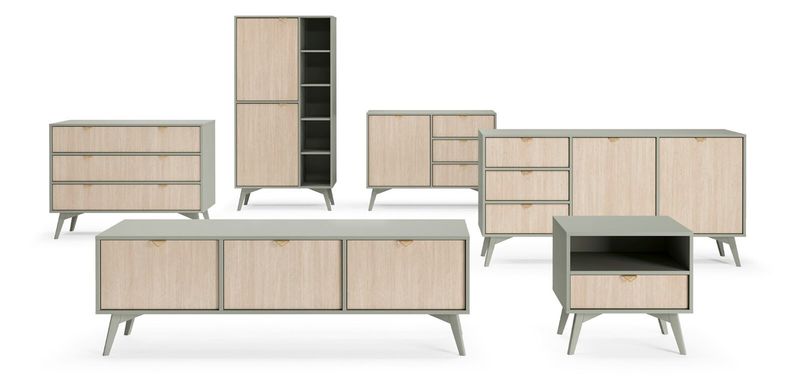 Komoda Sage 3 szuflady, 1 szafka zdjęcie 5