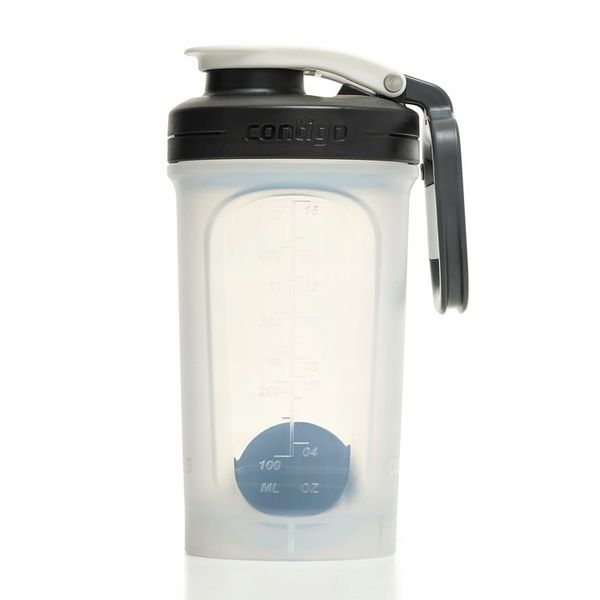 Shaker do odżywek Contigo Shake&Go 2.0 590ml - Biały zdjęcie 9