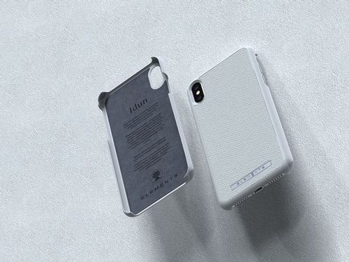 Nordic Elements Original Idun - Materiałowe etui iPhone Xs Max (Light Grey) na Arena.pl