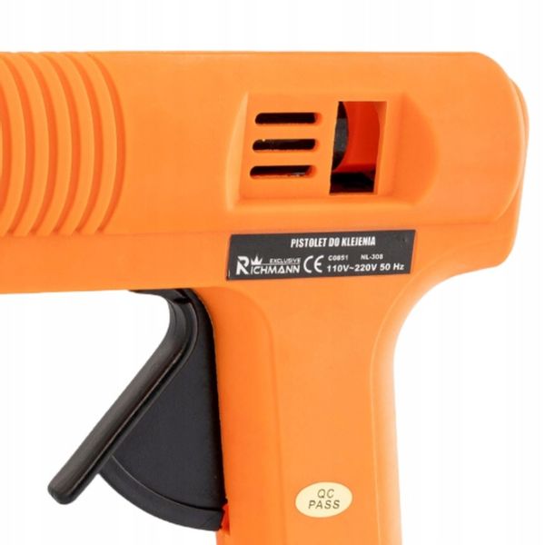 PISTOLET DO KLEJU NA GORĄCO 150W Z REGULACJĄ TEMPERATUR 5 STOPNIOWY SOLIDNY zdjęcie 6