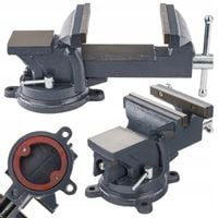 Imadło ŚLUSARSKIE 125 mm Obrotowe z Kowadłem 360