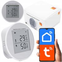 TERMOMETR STACJA POGODOWA POGODY BEZPRZEWODOWA USB-C TUYA SMART DOM ALEXA