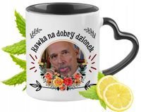 Korwin Nowa Nadzieja Kubek Czarny Z Uszkiem W Kształcie Serca Na Prezent