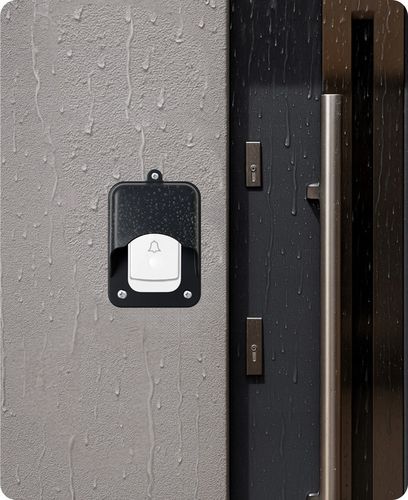 DASZEK OCHRONNY DO DZWONKA BEZPRZEWODOWEGO OSŁONA PRZYCISKU CZARNA na Arena.pl