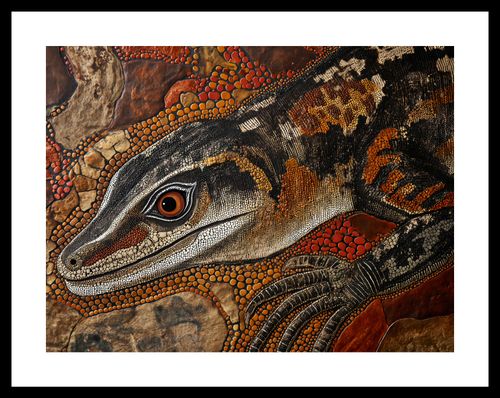 Plakat 40x30cm Oko Jaszczurki na Arena.pl