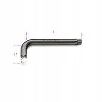 KLUCZ TRZPIENIOWY KĄTOWY PROFIL TORX T55 BETA 97TX