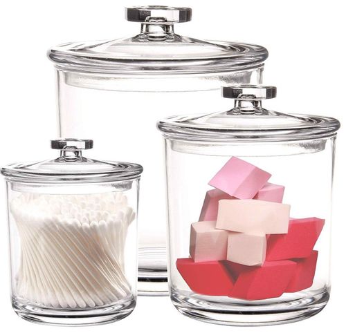 Pojemniki z przykrywką bezbarwne plastikowe 3 szt na Arena.pl