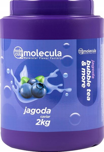 Kulki do Bubble Tea Molekularny Kawior 2 KG JAGODA zdjęcie 1